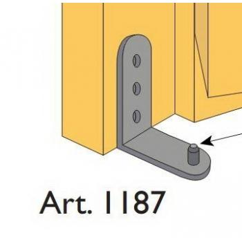 Beltéri ajtóvasalat harmonika ajtóhoz alsó horgony pánt Art.1187