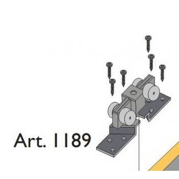 Beltéri ajtóvasalat harmonika ajtóhoz felső görgő 40kg/szárny Art.1189
